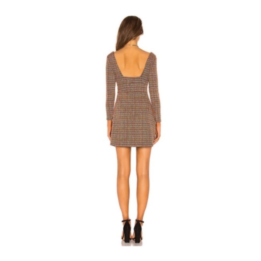 NWT FREE PEOPLE Uptown Girl Mini Dress in Red - Picture 3 of 5